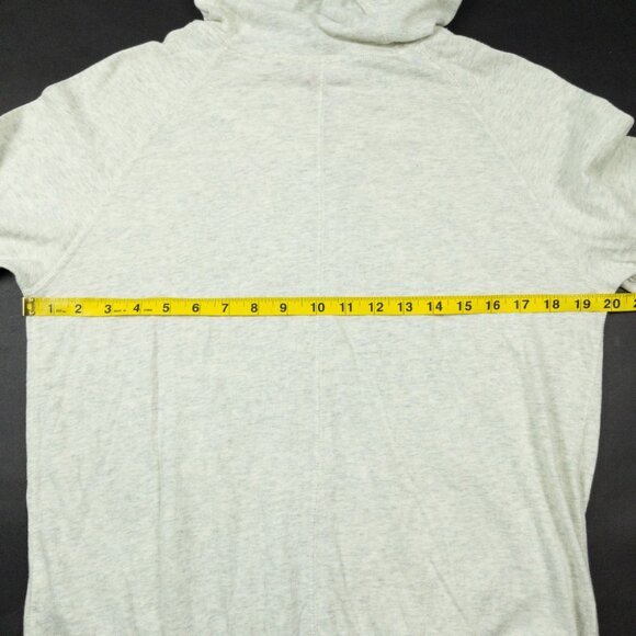 Purdue Boilermakers Nike Hoodie Men's Medium Full Zip Logo Sweatshirt Light Gray - Picture 11 of 12